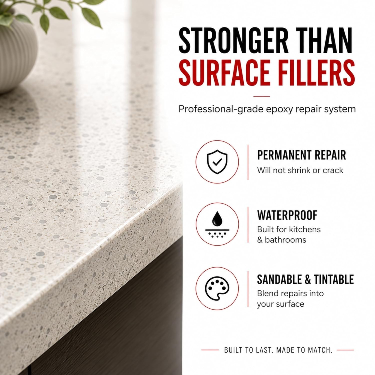 All-in-One 4 oz. Countertop Repair Kit with EZ-Tint for Seamless Color Matching