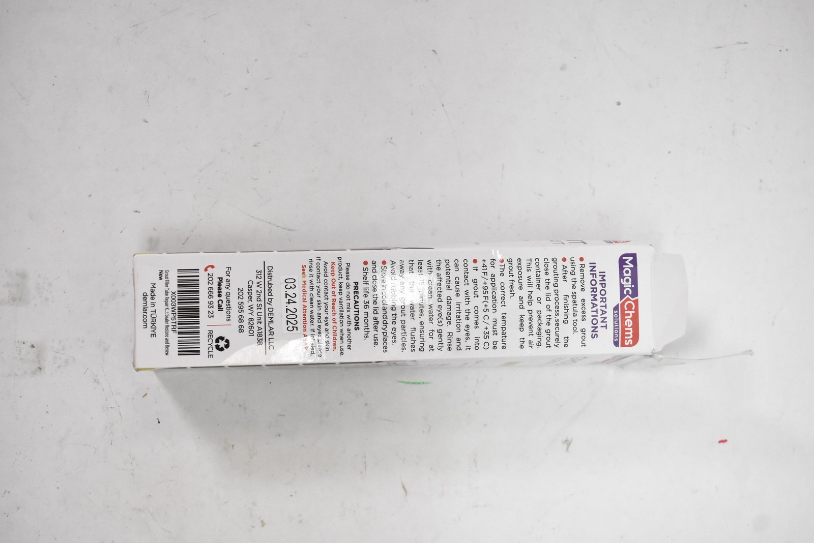 MagicChems Tile Repair Kit Beige 8.8oz X003WP5TRF Silicone Waterproofing