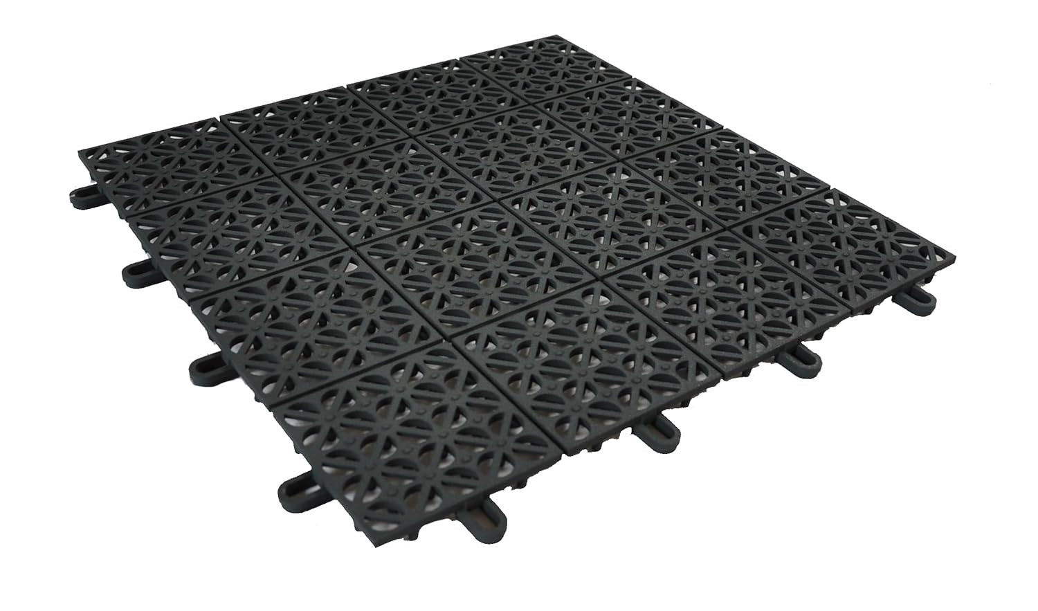 Multiflex Interlocking Decking Tiles – 22 Sqft, Weather-Resistant, Easy Install