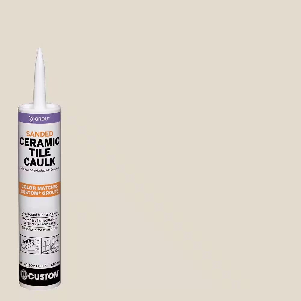 Polyblend #11 Snow White 10.5 Oz. Sanded Ceramic Tile Caulk