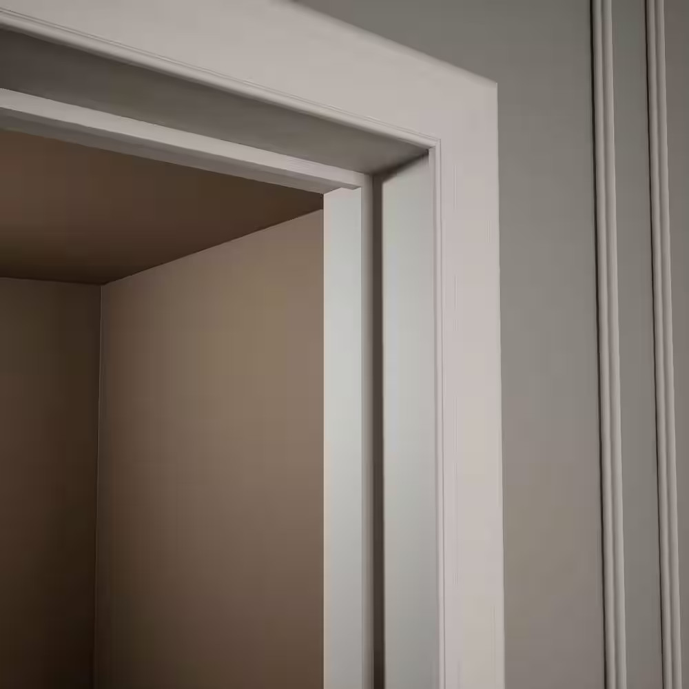 2330 5/8 In. X 5/8 In. X 8 Ft. PVC Composite White Blind Stop Molding