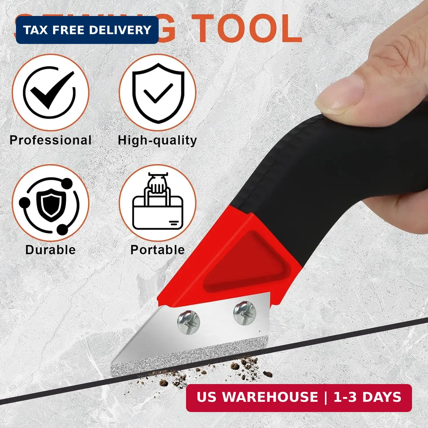 11Pcs Grout Removal Tool Kit 2 Tile Grout Saws with 6 Extra Blades 1 Bonus Hand