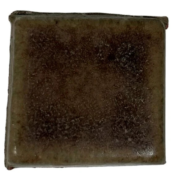 2×2 Tile Mosaic Frosted Terra Cotta Brown, Frosted Mahogany Ceramic (3 Tiles)