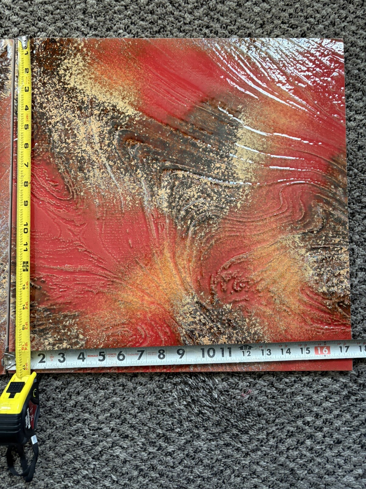 22 Saicis Hi-Tech Gres Made In Italy Tile 18X18 Inch Mid Century Modern Art Deco