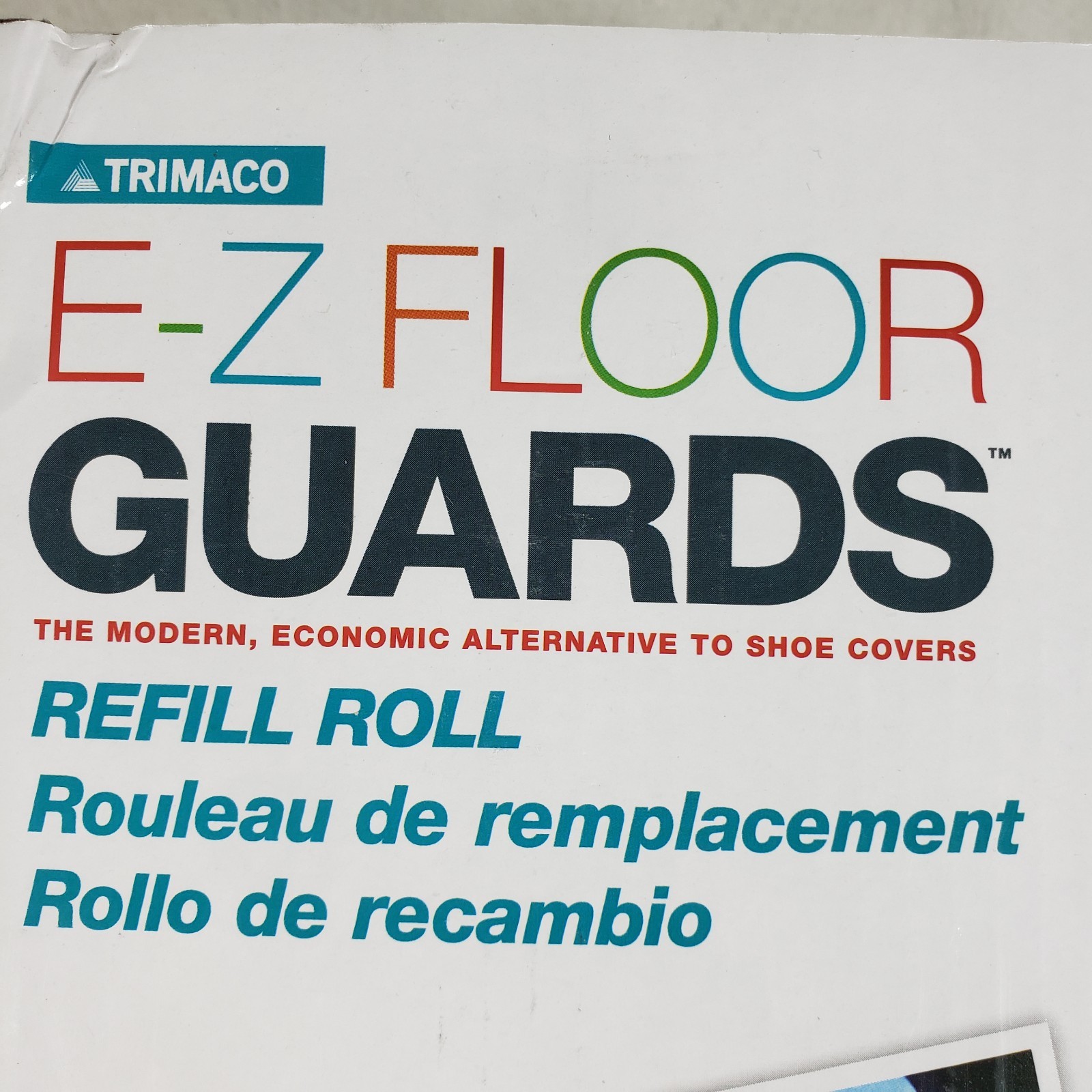 Trimaco E-Z Floor Guards #54716 Refill Film Roll Shoe Covers 250 Pairs