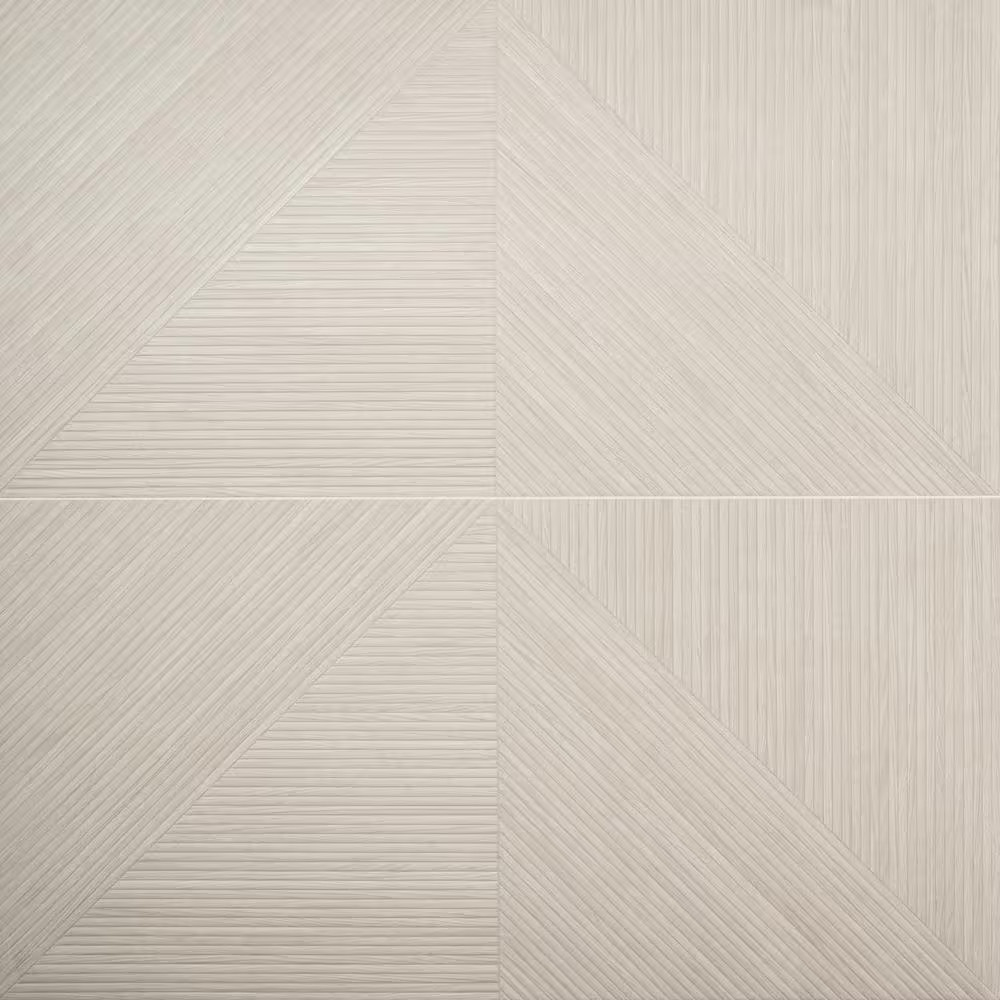 Luxury Ribbed Ash 23.62 In. X 47.24 In. Matte Porcelain Wall Tile (15.49 Sq. Ft.