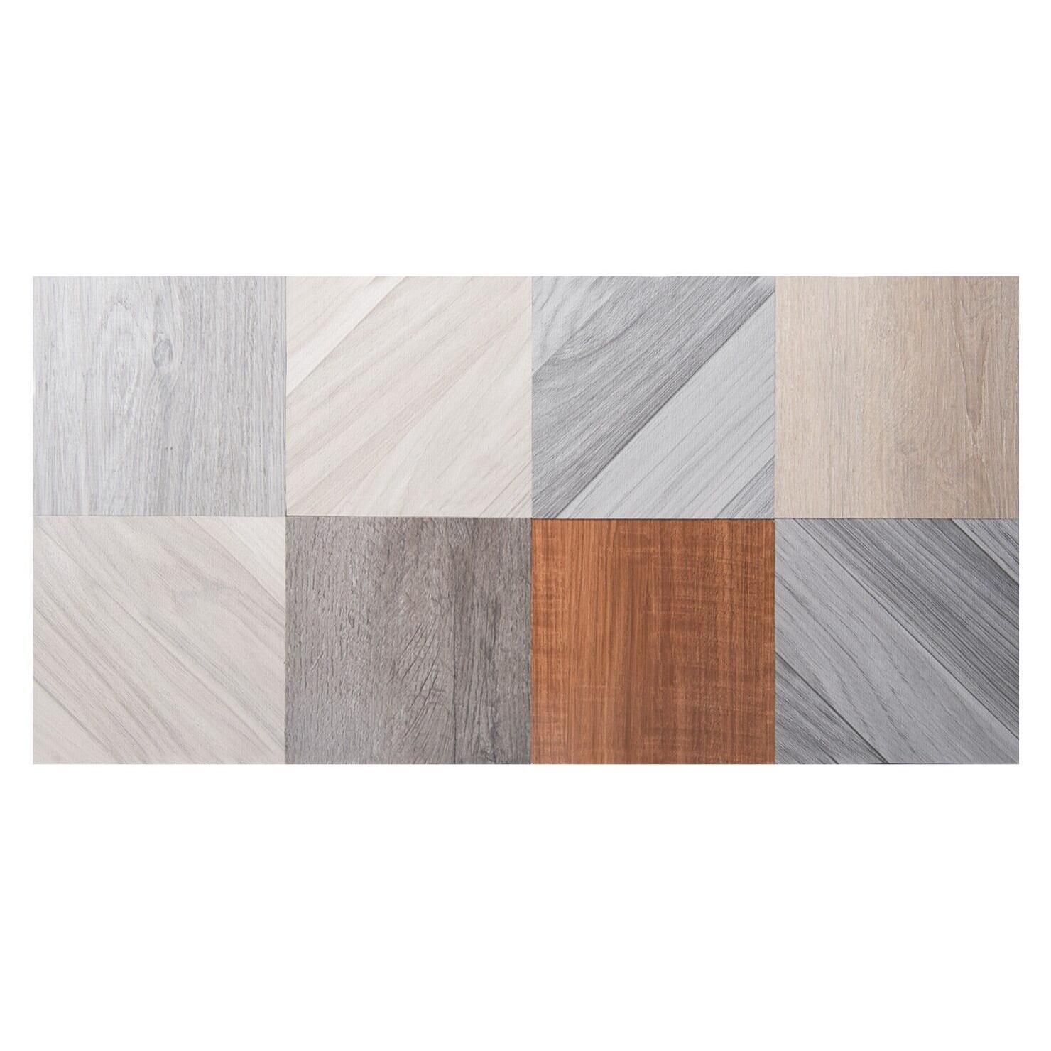 Art3d 18-Pack 36″ x 6″ Interlocking Luxury Vinyl Flooring Tile，Cover 27 Sq. Ft
