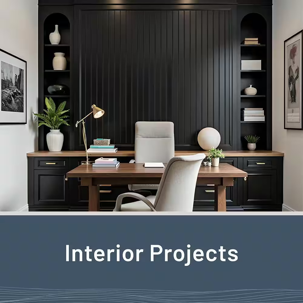 1 In. X 6 In. X 8 Ft. Timeless Midnight Black Smooth Painted Edge and Center Bea
