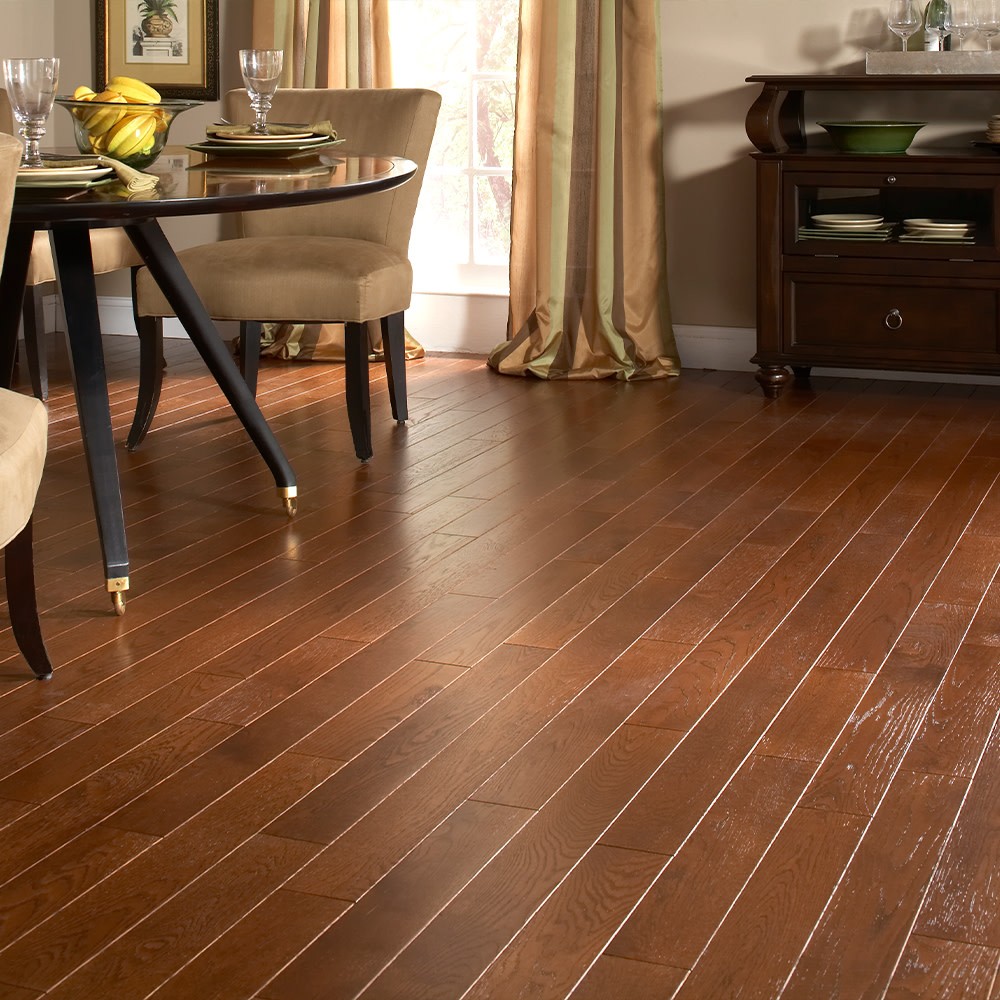 Mullican 182-WI-OA-4-M Williamsburg 4″W Wire Brushed Solid Oak – Provincial