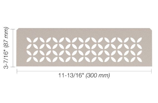 Schluter SHELF-N – Floral Design – Greige – SNS1D5TSBG