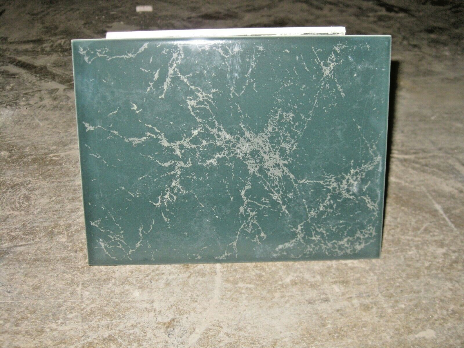 Pine Ceramic Tile Green 6×8* Brite Bath Remodel Marbleized Wall (45 SQ FT)