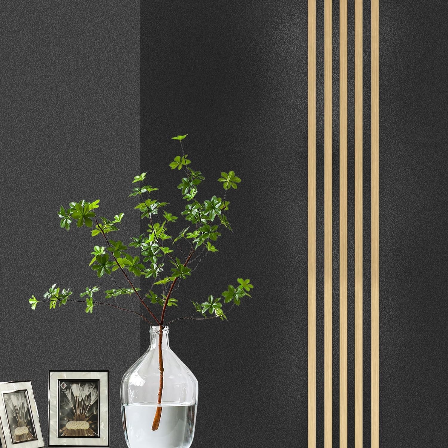 Peel and Stick Metal Molding Trim, Self-Adhesive Stainless Steel for Wall, Fi…