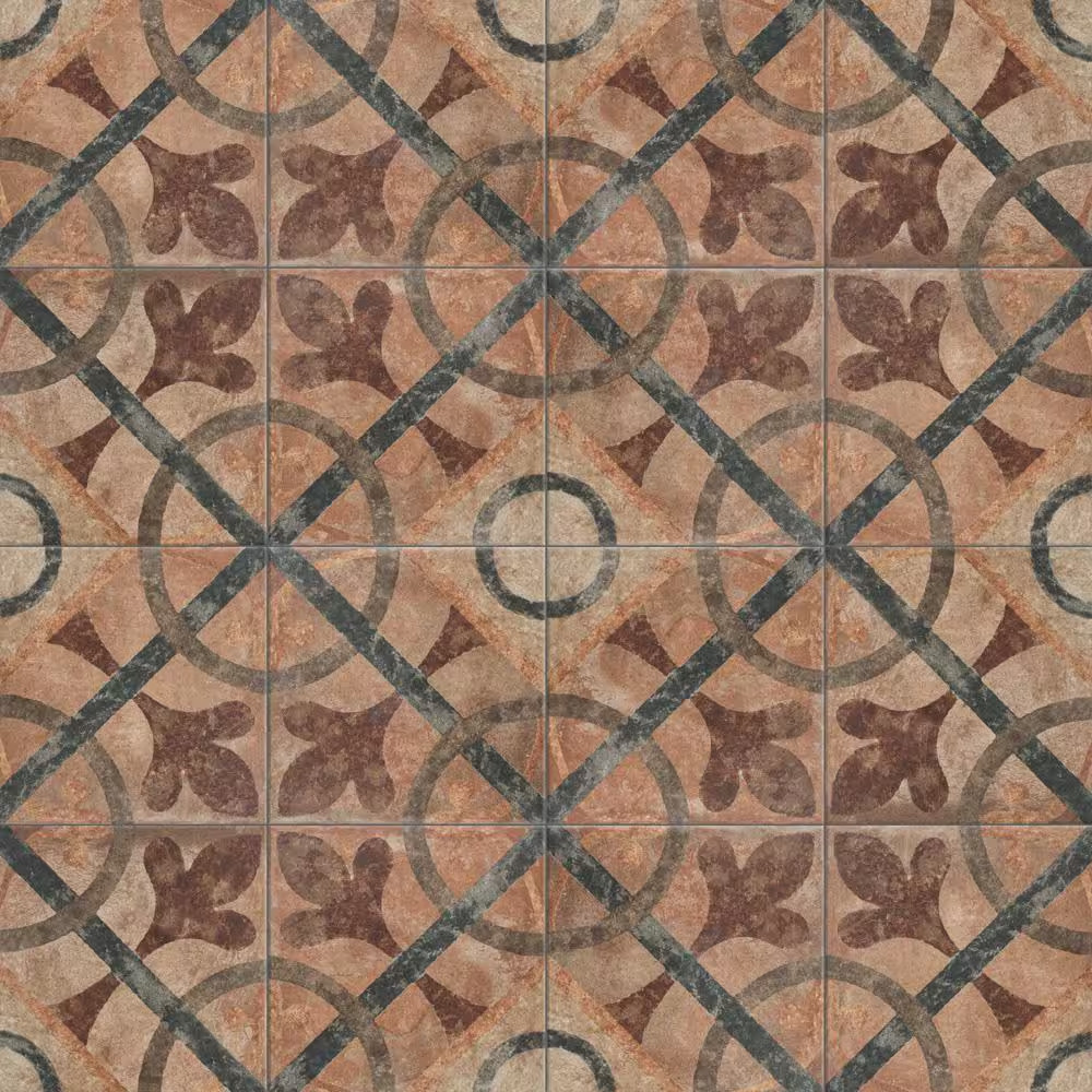 Americana Cleveland 8-3/4 In. X 8-3/4 In. Porcelain Floor and Wall Tile (11.0 Sq