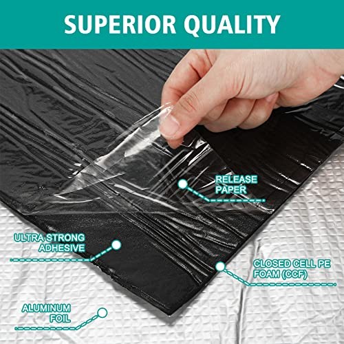 Car Sound Deadening Material Automotive Sound Deadener Mat 200 Mils 50 Sqft