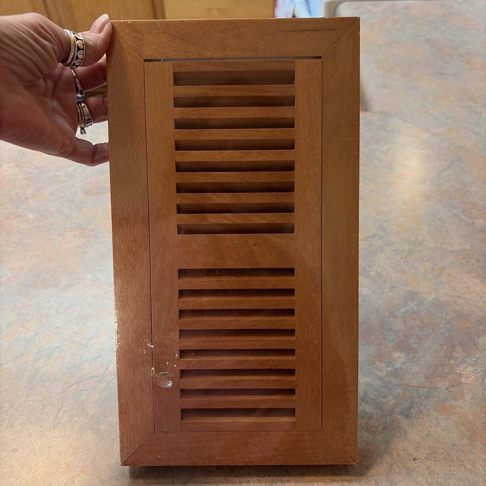 Artistic Finishes Hardwood Birch Floor Vent with Ample Air Flow Regulator NEW