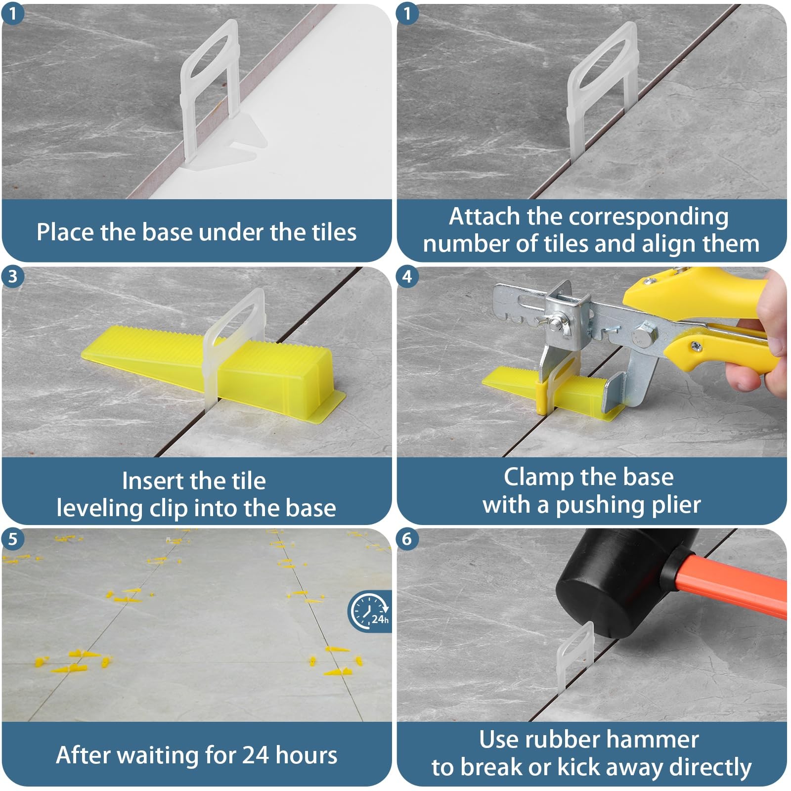 Tile Leveling System, Tile Spacers Tile Leveling Tools, Tile Leveling Clips f…