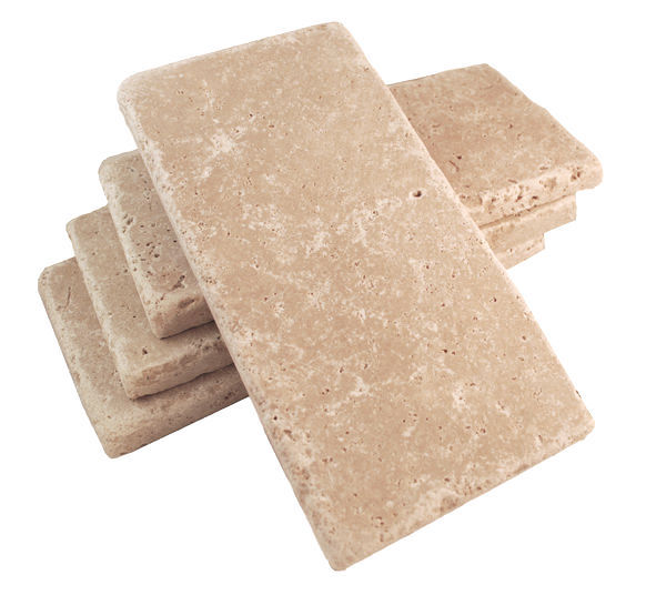 Walnut Tuscany 3×6 Tumbled Travertine Tile Wall Floor Backsplash (1 piece)