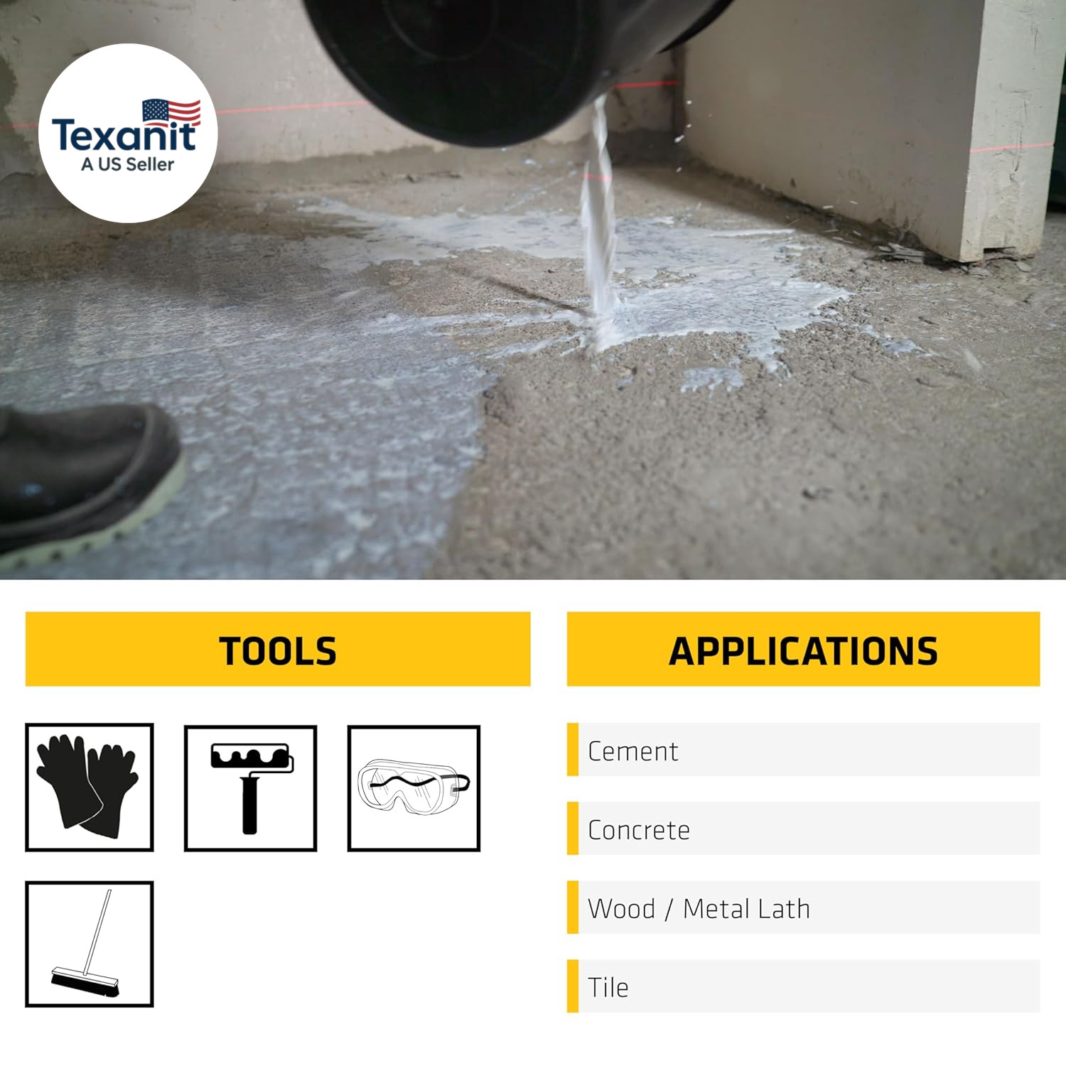 level Self-Leveling Underlayment Primer – 1 Gallon White, Ready to Use, No Dilut