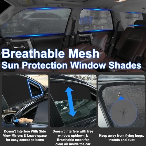 Front Side Half Window Shade Foldable Custom Fit for (6PCS) 2019-2023 Kia Forte