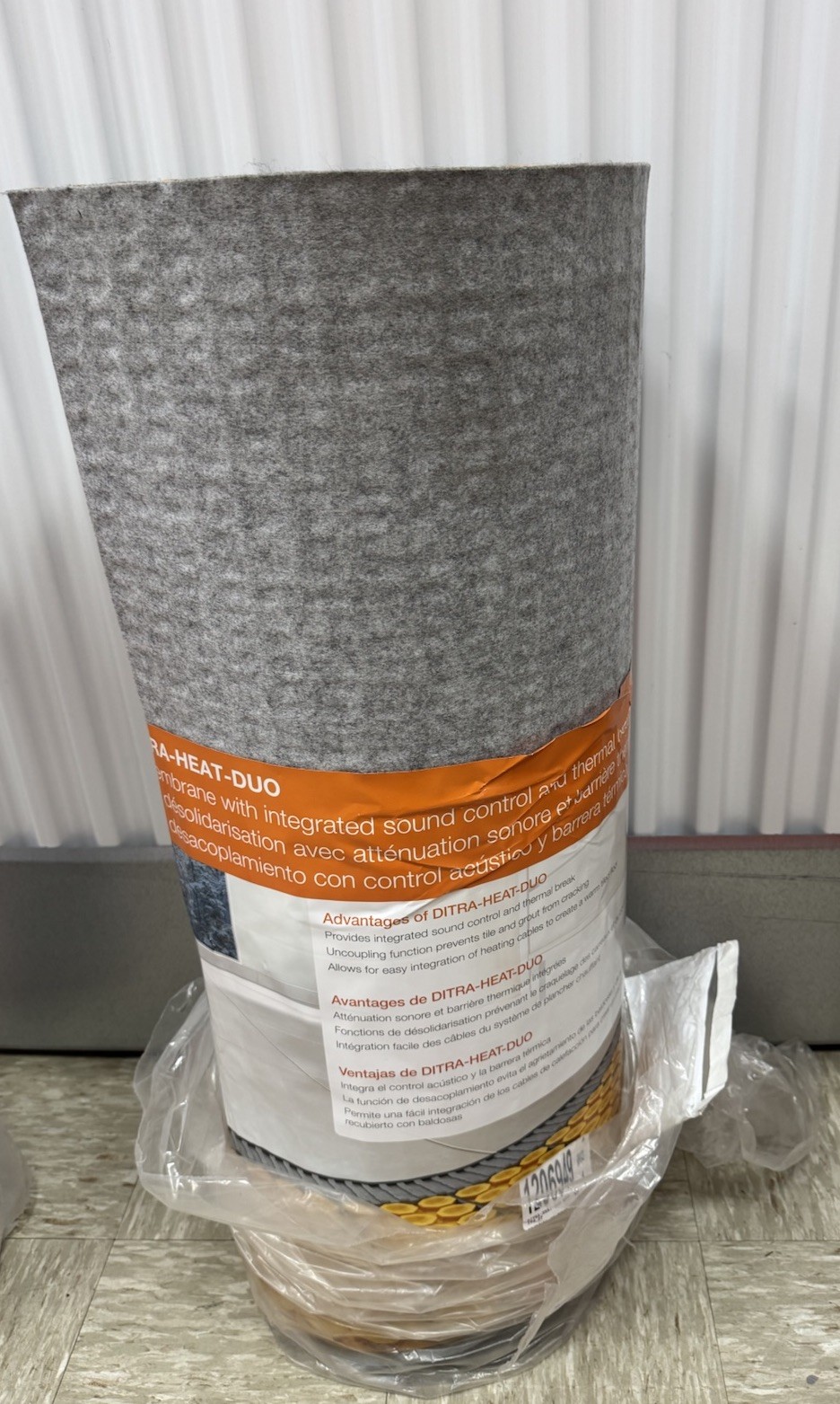 Schluter DHD810M Ditra Heat DUO Uncoupling Floor Membrane 108 Ft² Roll Underlay