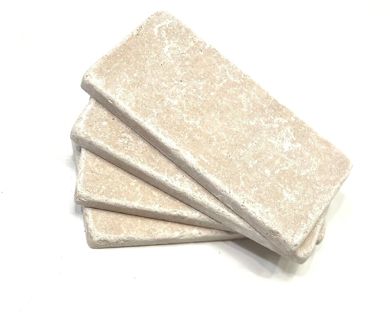 Ivory Light 3×6 Tumbled Travertine Tile Wall Floor Kitchen Backsplash (1 SF)