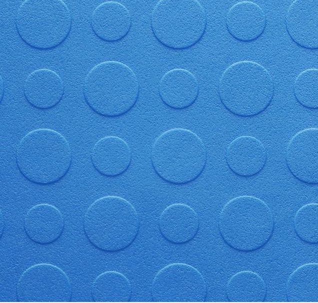 DIY Basement Floor Tiles Coin Royal Blue – Made In The USA
