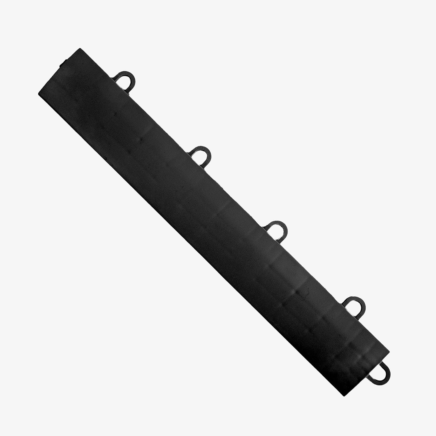 Smooth Ramped Edge Pieces for Nitro Interlocking Garage Floor Tiles – Black