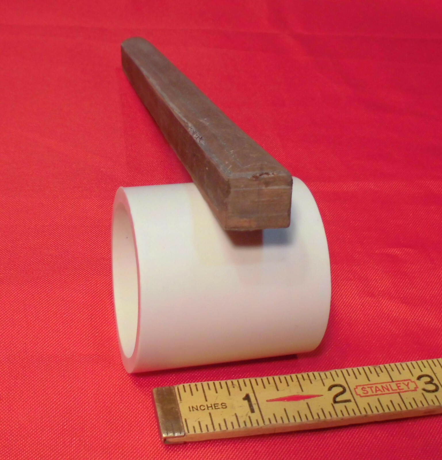 10 pcs. *Indian Reds* Natural Stone Pencil Liner Tiles…Domed 1/2″ X 8″ Mint