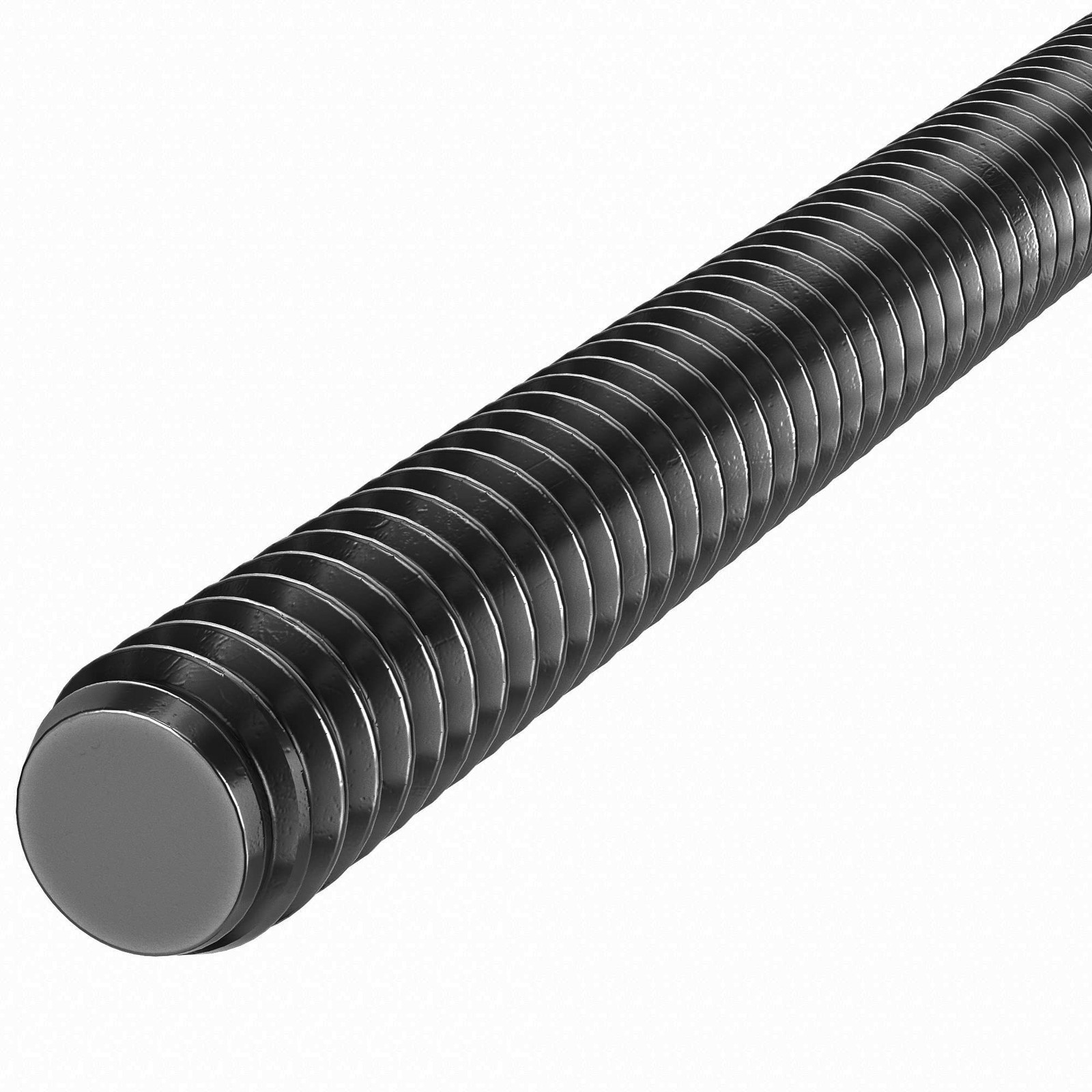 Lamons Medium-Strength Threaded Rod, Grade B7 Black-Oxide Steel, 1/2″-13 Thre…