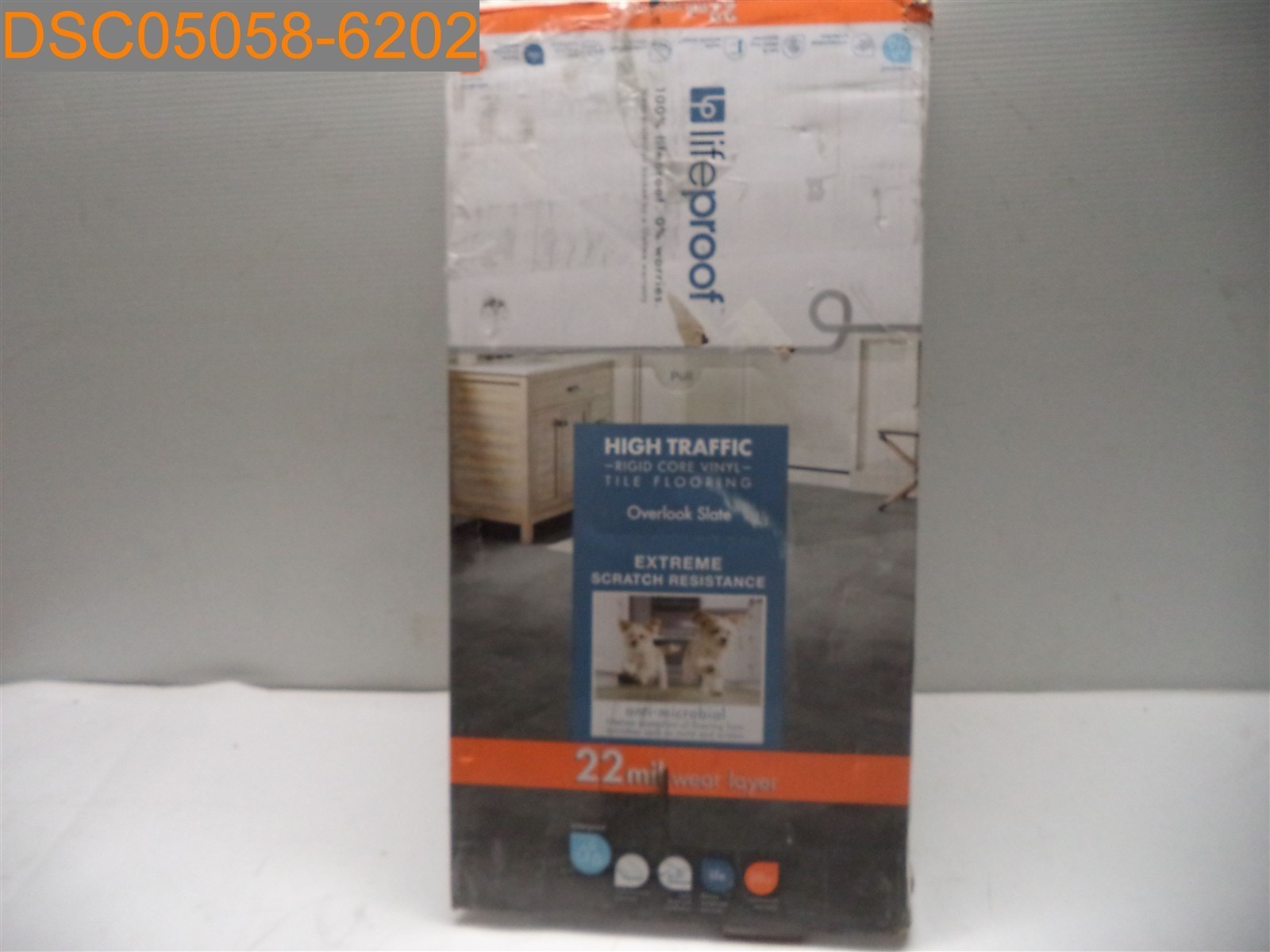 Qty=9: Life-Proof Rigid Core Vinyl Flooring 1010234394 Slate 22ml 088969130358