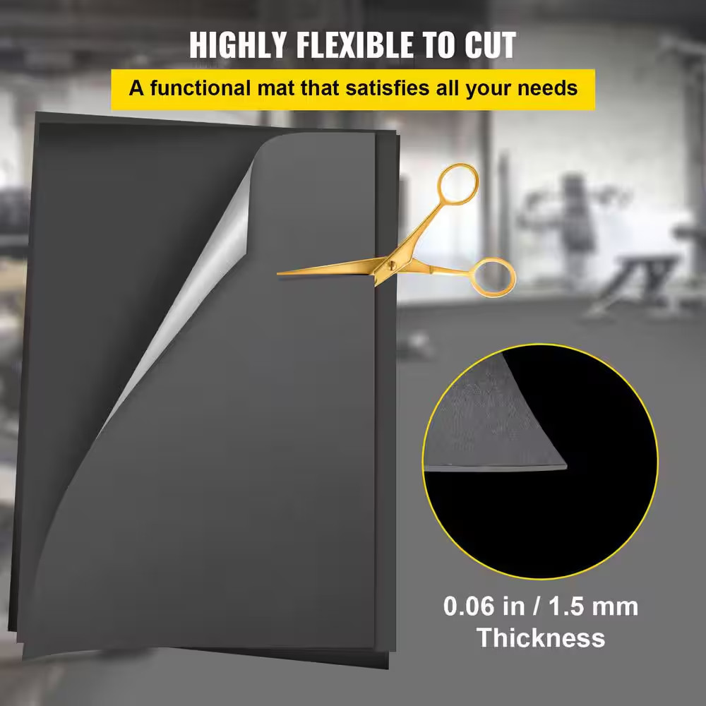 Dance Floor 6.6 X 11.8 Ft. Dance Floor Roll 0.06 In. Thick Reversible Portable D
