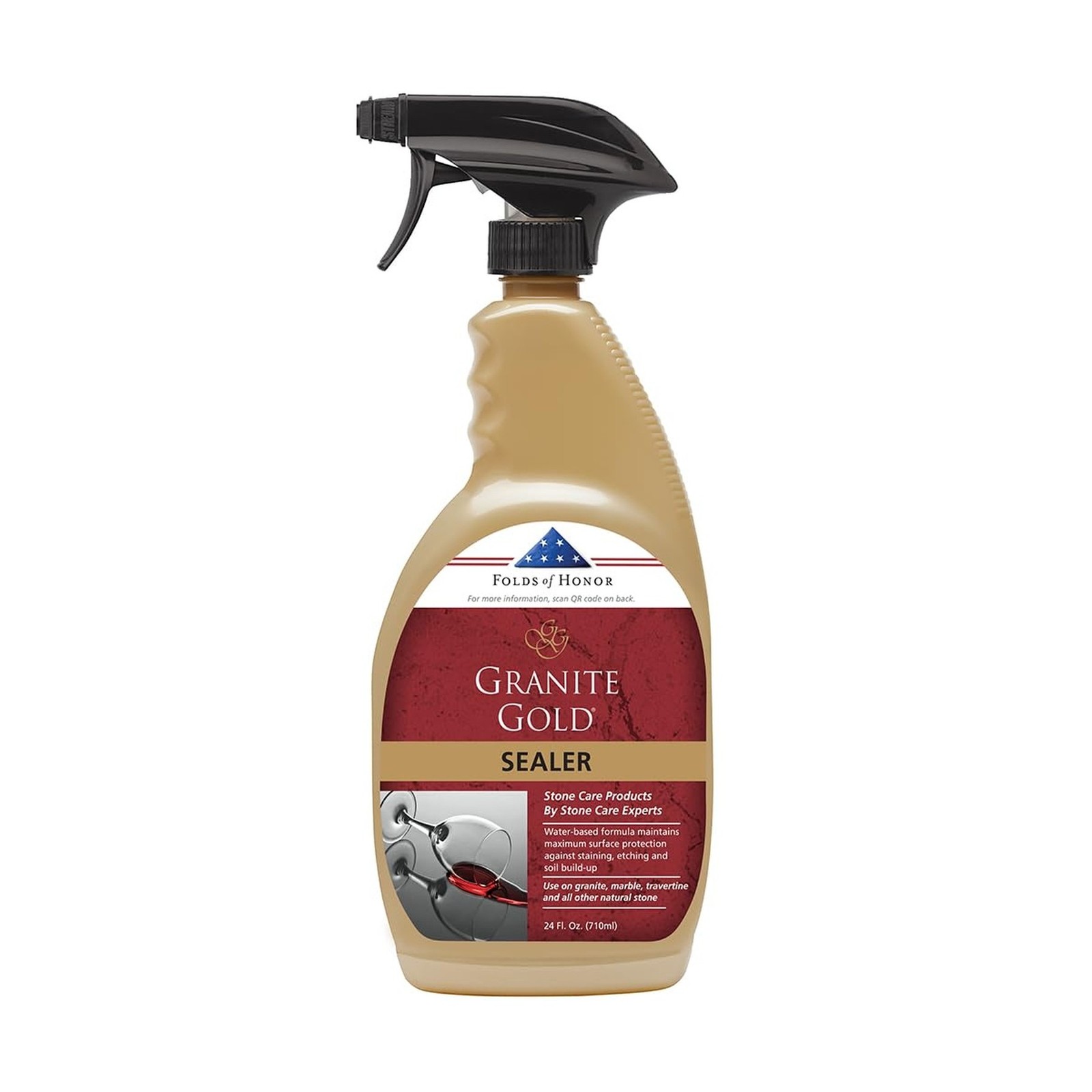 Granite Gold Water-Based Sealer Spray Protection for Granite, Marble, Travert…
