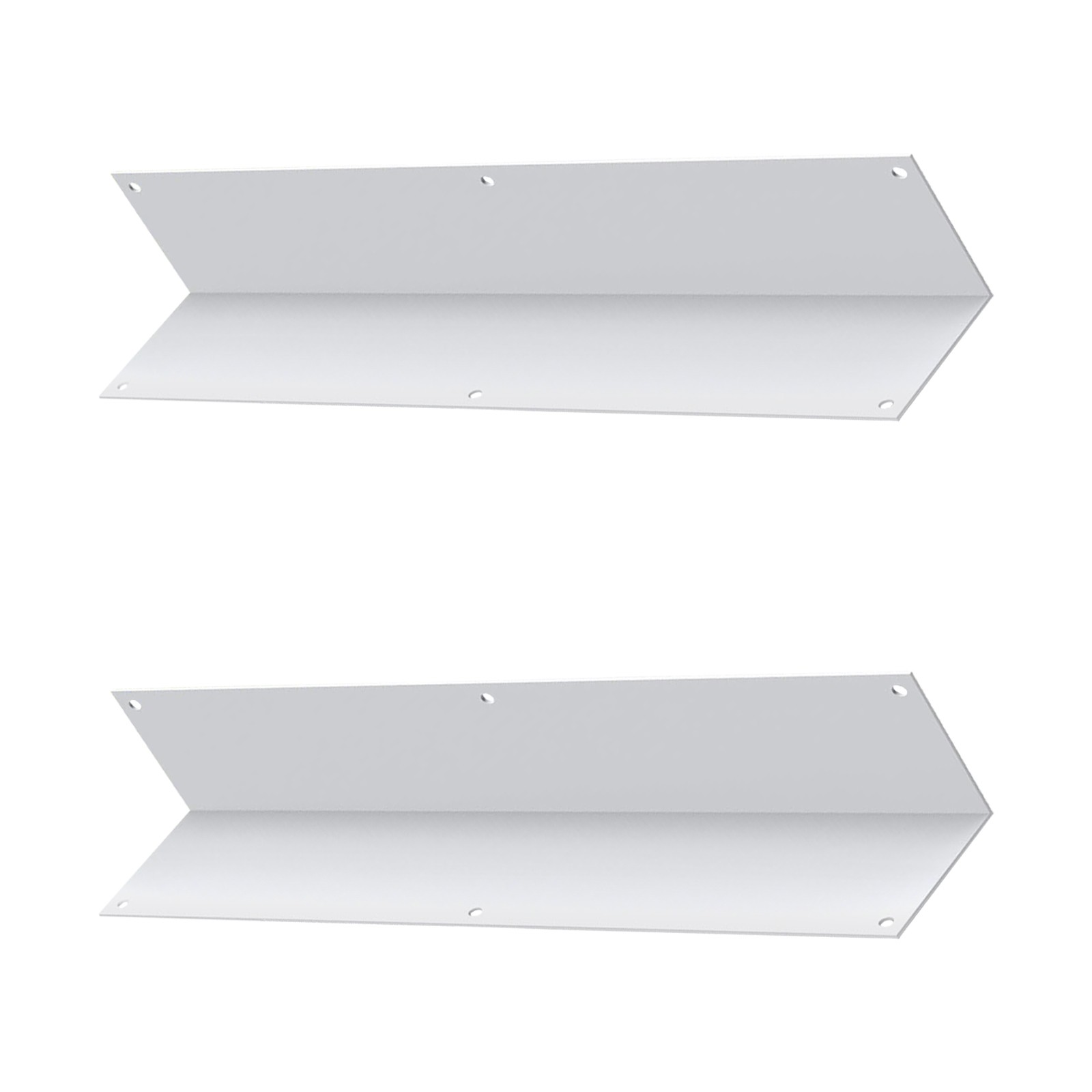 2 PCS 89° Angled Aluminum Exterior Wall Corner Guards 3-3/8″× 3-3/8″ x 15-3/4″