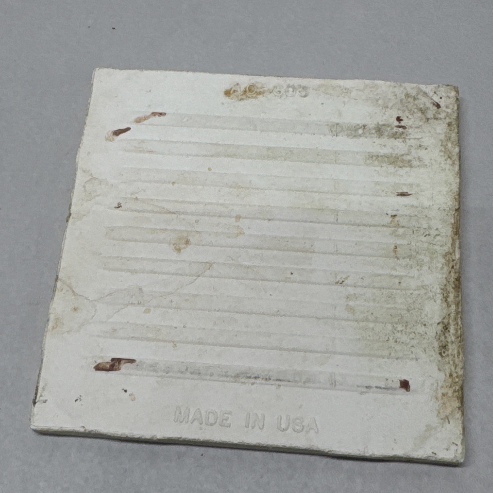 American Olean Tuscany Grey Tile 4 1/4 Vintage Mid Century Modern 4×4 Textured