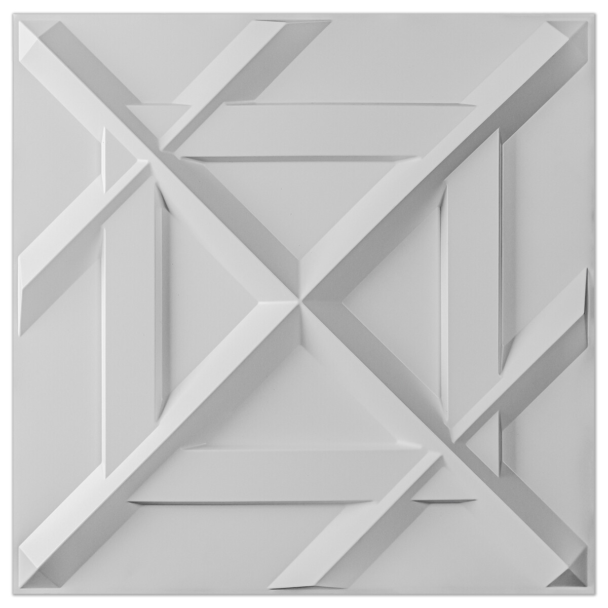 Art3d 12-Pack 19.7″x19.7″ PVC 3D Wall Panel, Decorative Wall Tile,32 sq. ft./Box