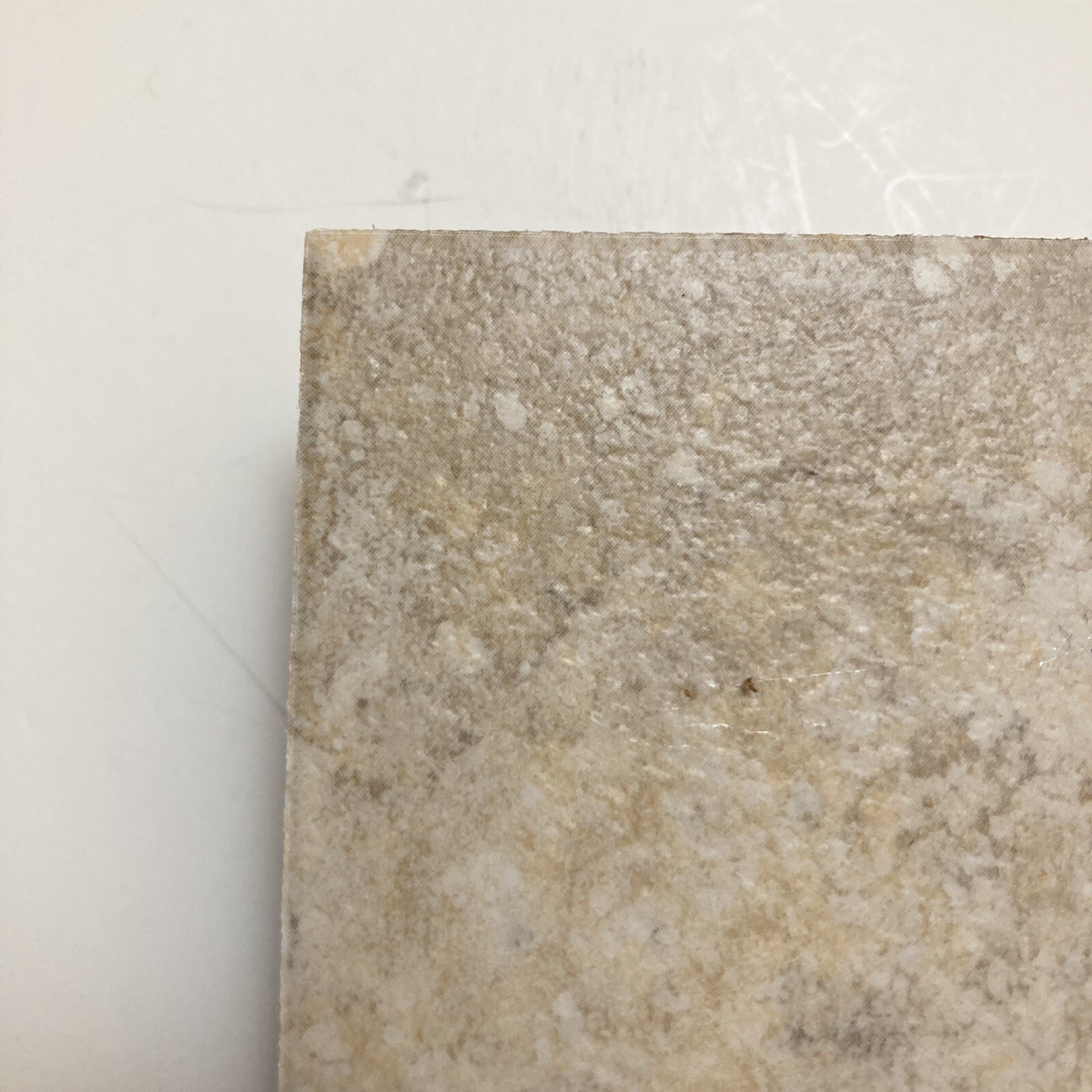 BOX OF 40 6″x6″ Deco Stone Travertine Vinyl Wall Floor Tile Self Stick Groutable
