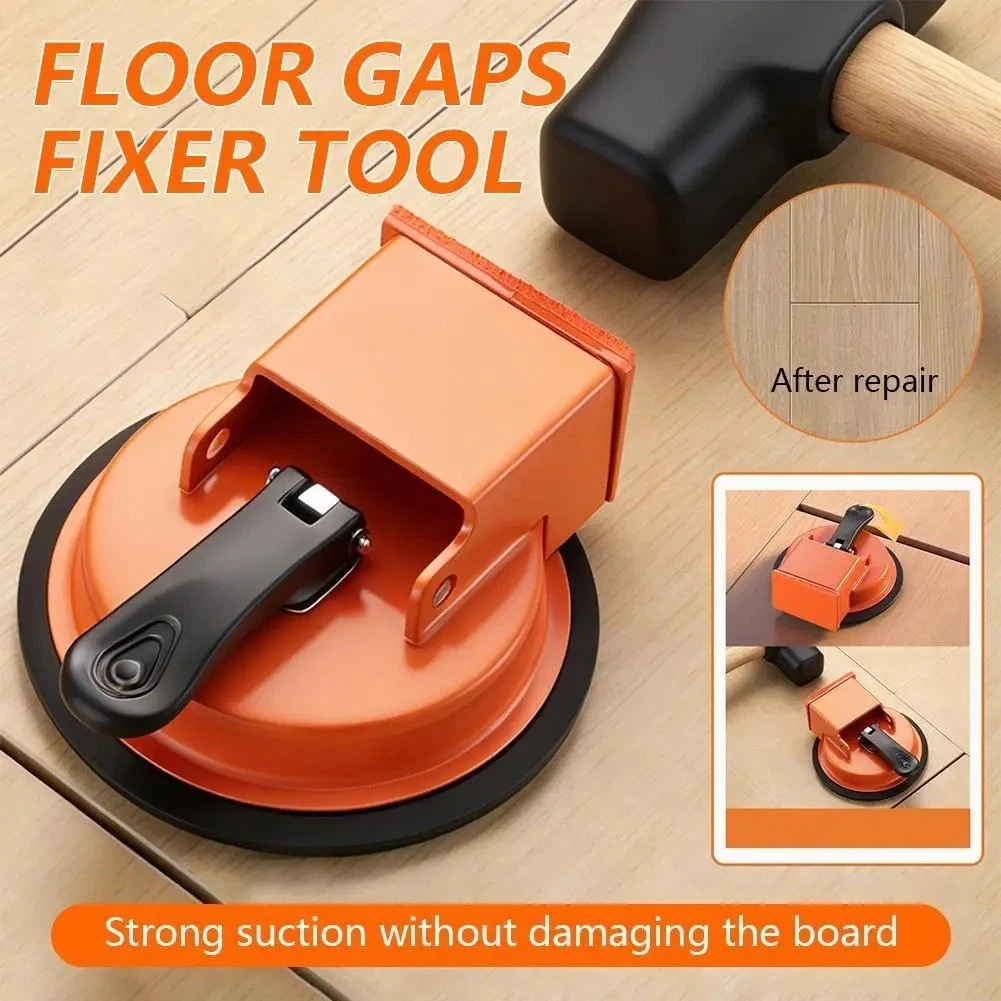 Floor Gap Fixer Tool Heavy Duty Plank Grabber with Suction Cup Floor Gap Repair
