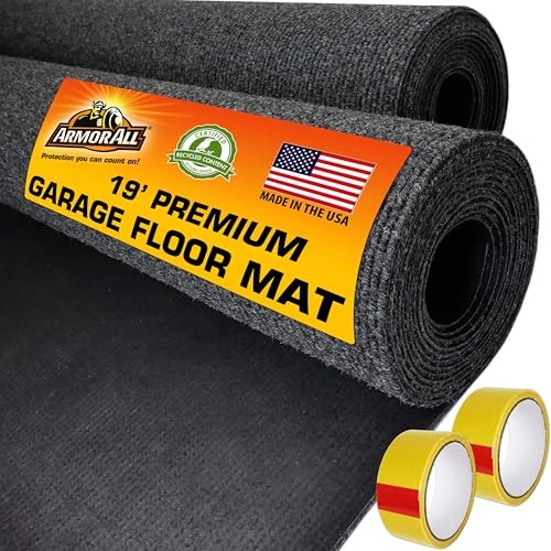 Premium Garage Floor 19’ x 3’9”, Set of 2 (COMBINED SIZE: 19’ x 7’6”) Charcoal
