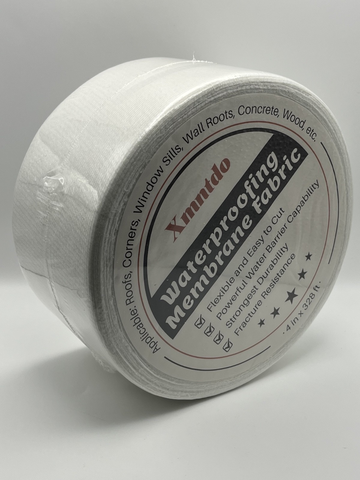NEW Imntdo 4 Inch X 328 Ft Waterproofing Membrane Fabric, Fracture Resistant