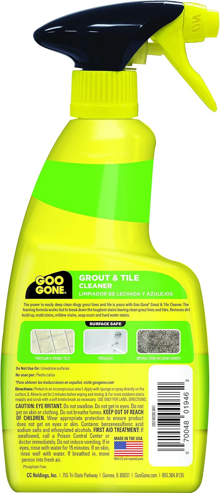 Grout & Tile Cleaner – Stain Remover – 14 Fl. Oz.