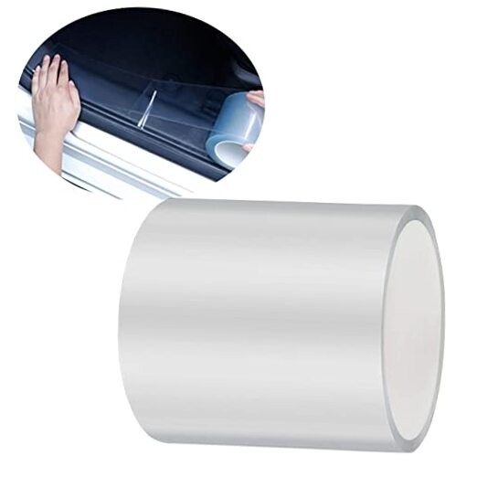 Car Door Edge Guard Invisible Automotive Door Sill 33Ft x 3.94” Transparent