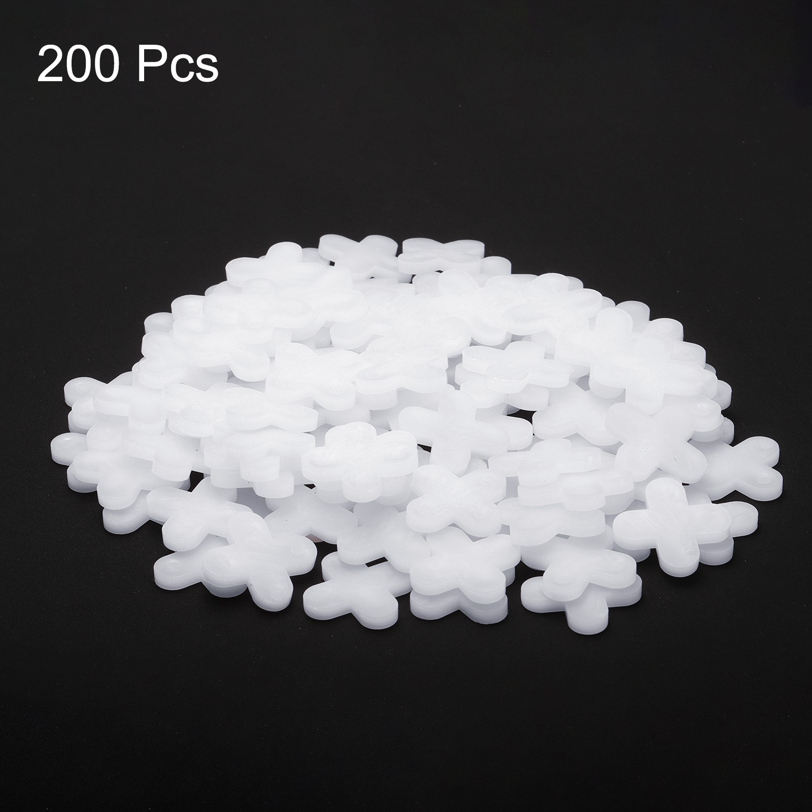 200pcs Tile Spacers 10mm Hard Plastic Cross Tiles Leveler Spacer for Ceramic
