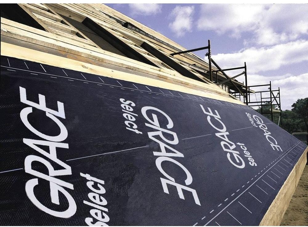 Roof Underlayment Select Rubber Asphalt Adhesive Construction 195 Sq Ft. Grace