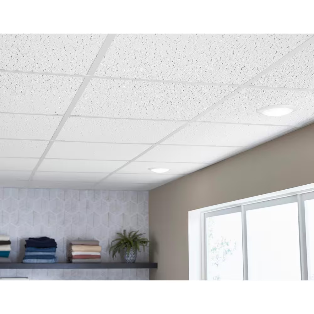 Textured 2 Ft. X 2 Ft. Lay-In Ceiling Tile (64 Sq. Ft. / Case) Free Ship NEW