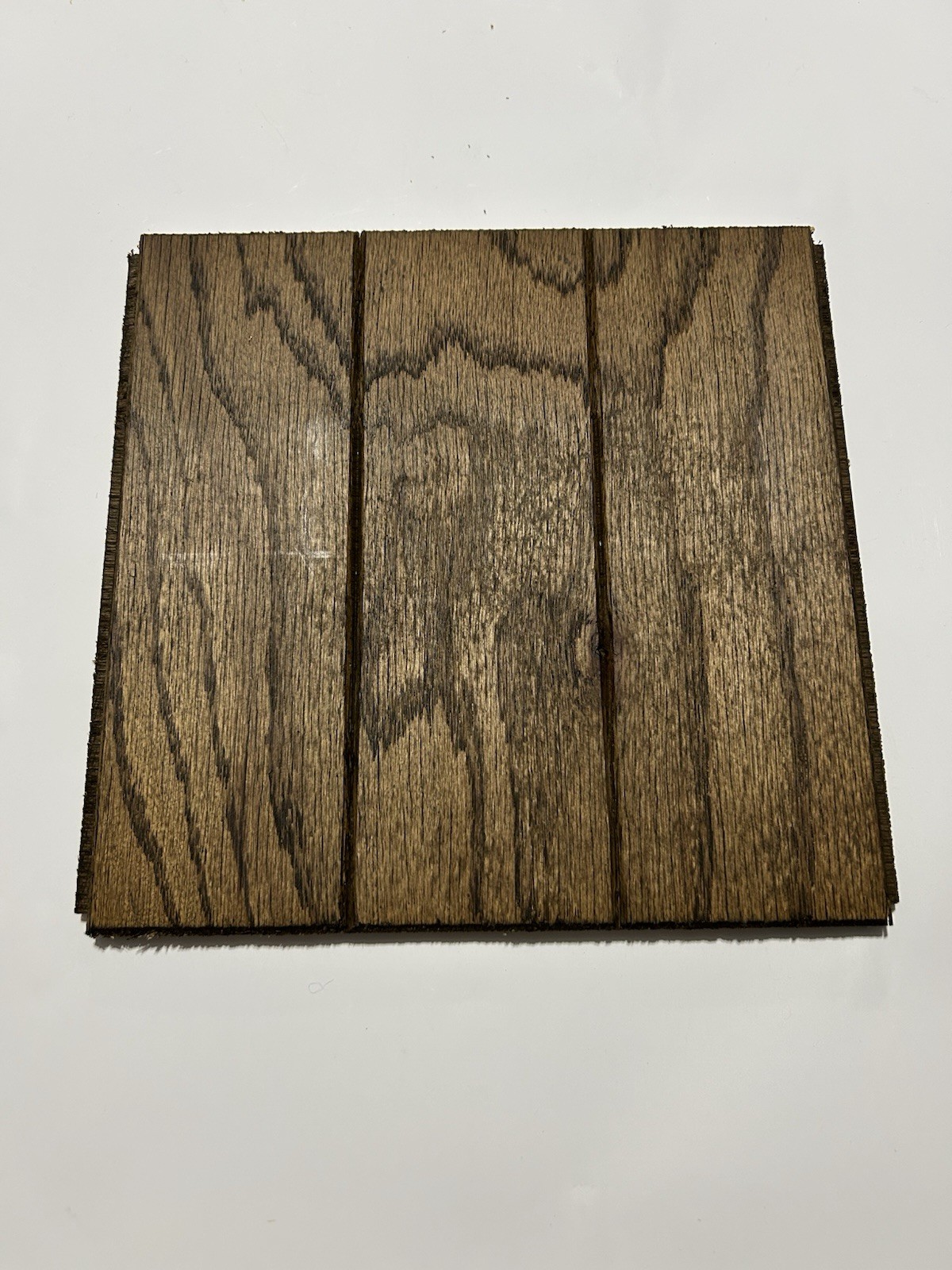 NOS BRUCE Oak 9″x9″x3/8″ Grooved Parquet Tiles 18sqft “MELLOW BROWN”