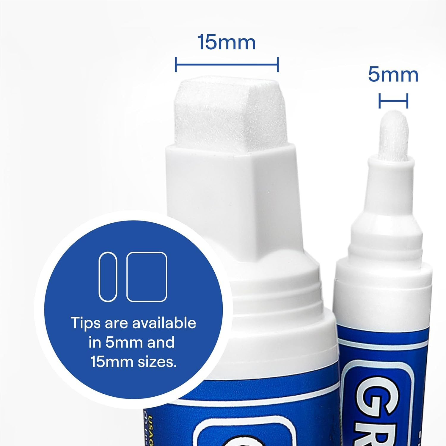 Grout Pen Grey Tile Grout Paint Marker Restorer – Wide 15mm Tip (20ml) | Wate…