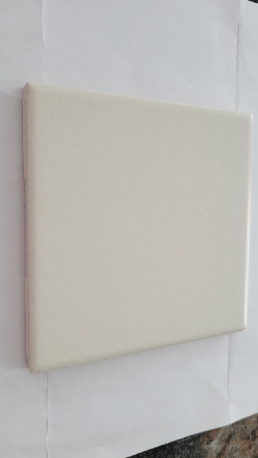 White Crystal Tone 4×4 in. (4 1/4 x 4 1/4) Flat Bath Tile Kitchen Shower #004