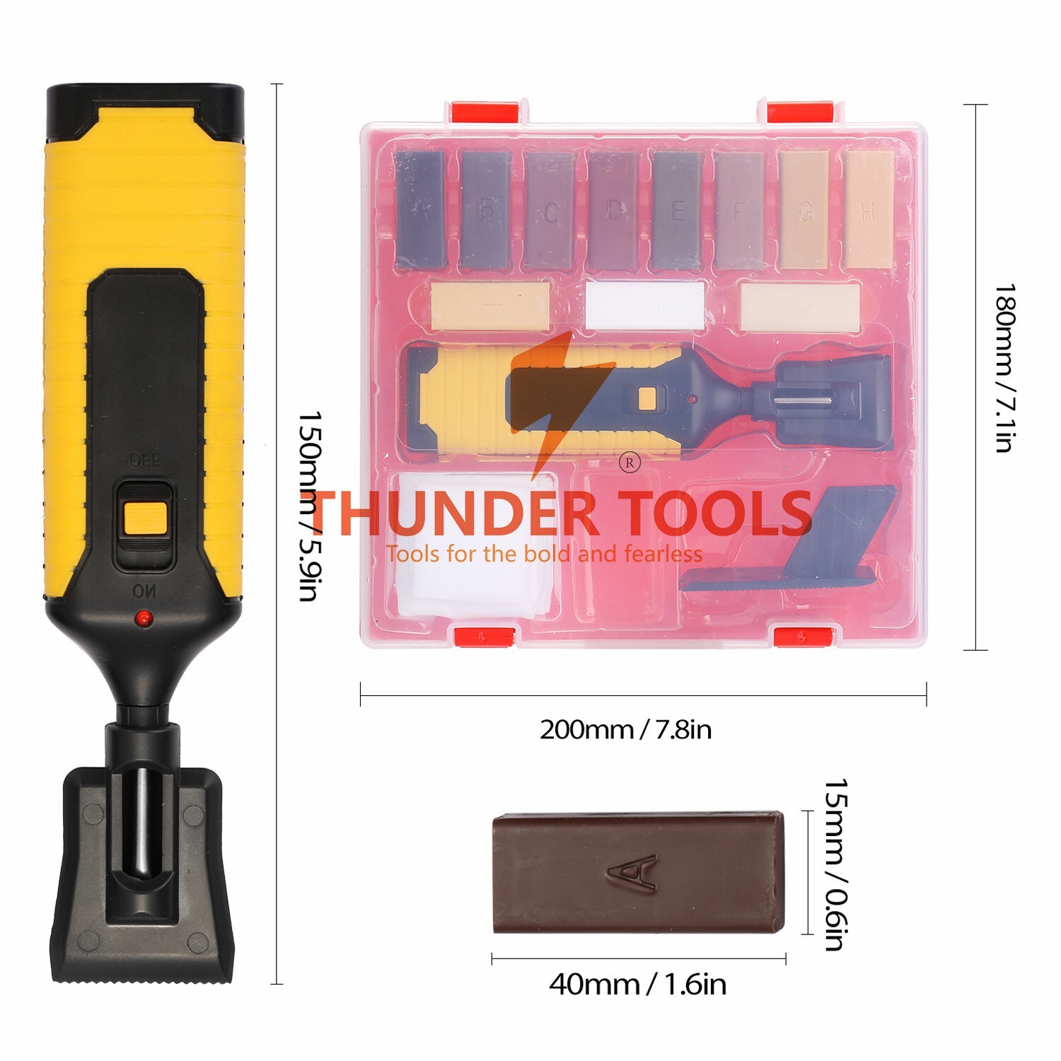 Laminate Floor Repair Kit Furniture Scratch Fix Wax System Mending Tools Set AU
