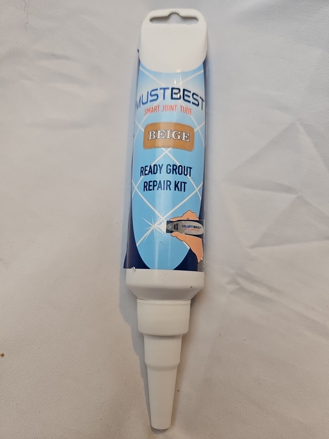 Tile Grout Repair Kit, Beige 8.8 Oz Fast Drying Grout Filler Tube Repair