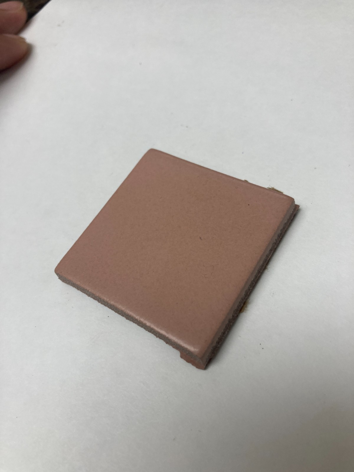 2×2 Tile Matte Pale Peach Meshed Wall Remodel Ceramic C#694-466 Sample